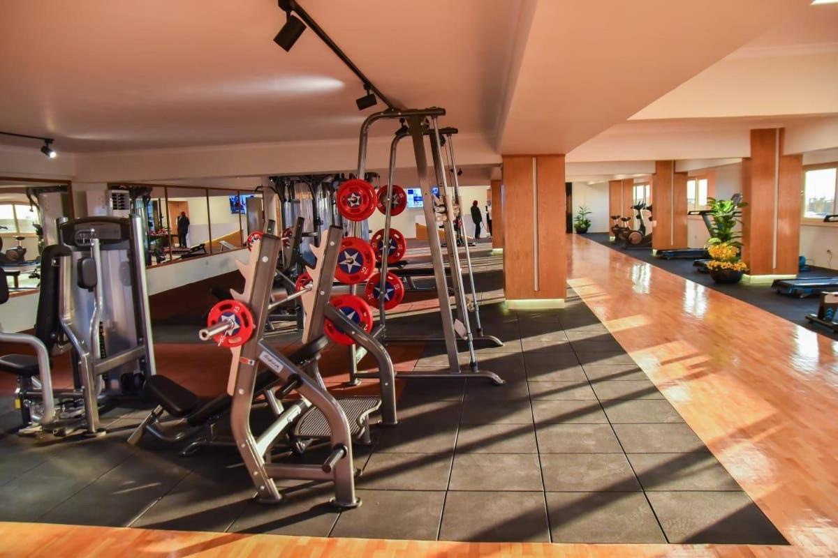 Fleet Club Mahrousa Aleksandria Zewnętrze zdjęcie The gym at the hotel